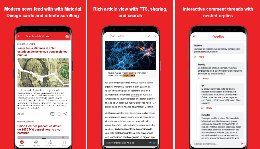 Cubadebate News App
