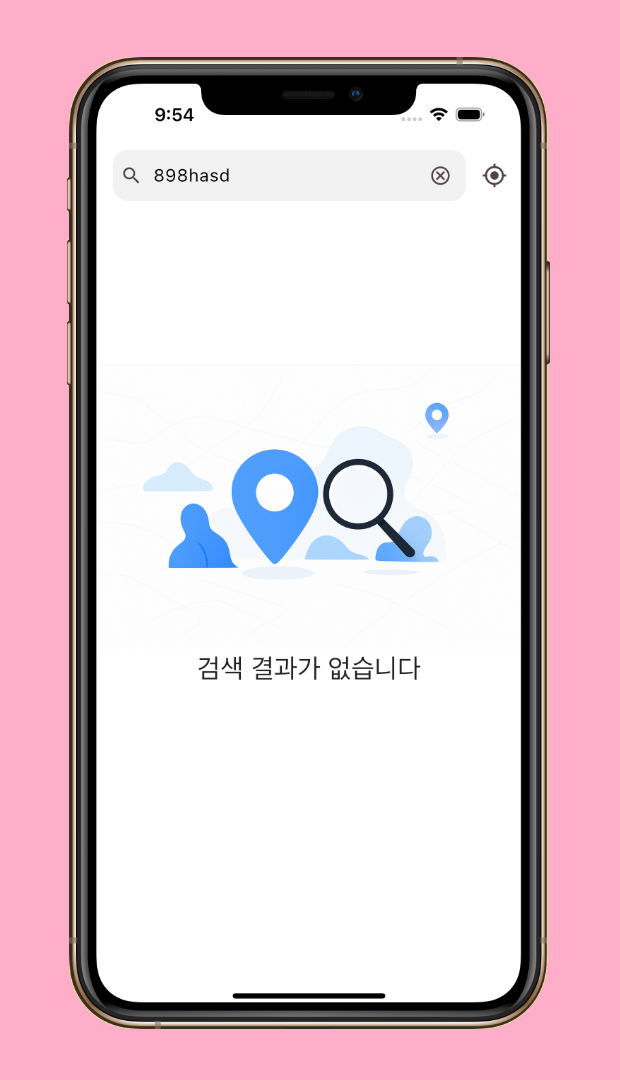 No results screen