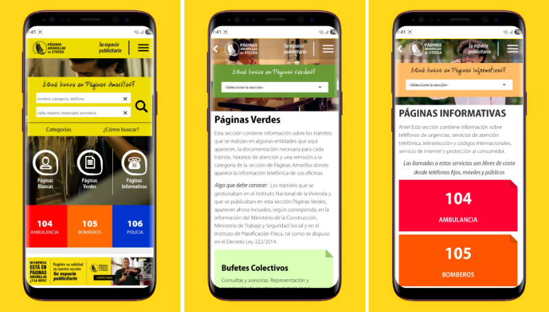 Yellow Pages - Cuban Phone Directory App